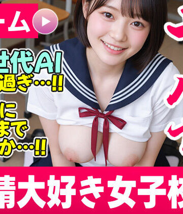 【動画・アニメーション】【次世代AI】射精大好き女子校生〜射精当番は君だ！絶頂へのカウントダウン！〜【AIヤバい】❤コメットパンチ｜評価